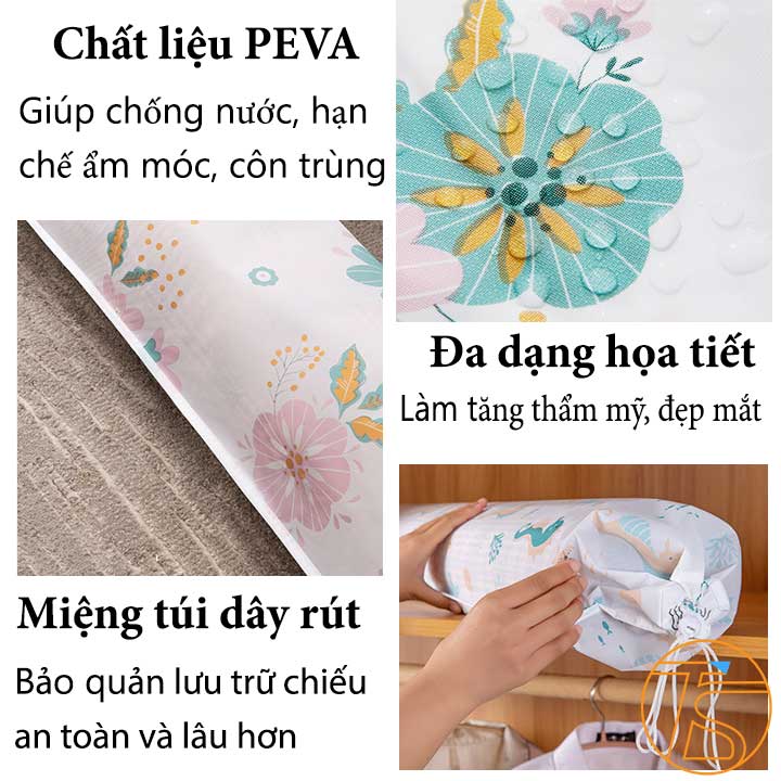 Túi bảo quản chiếu PEVA chống ẩm, chống nước và chống côn trùng tiện lợi