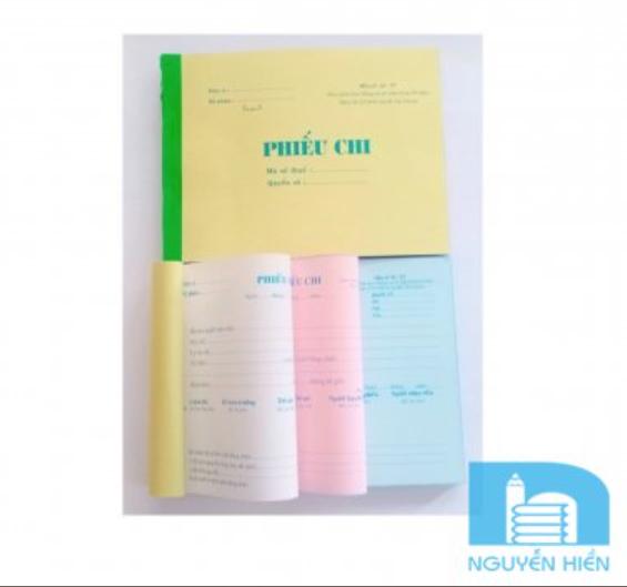 Phiếu chi cacbon 3 liên 150 trang A5 - 13x19cm