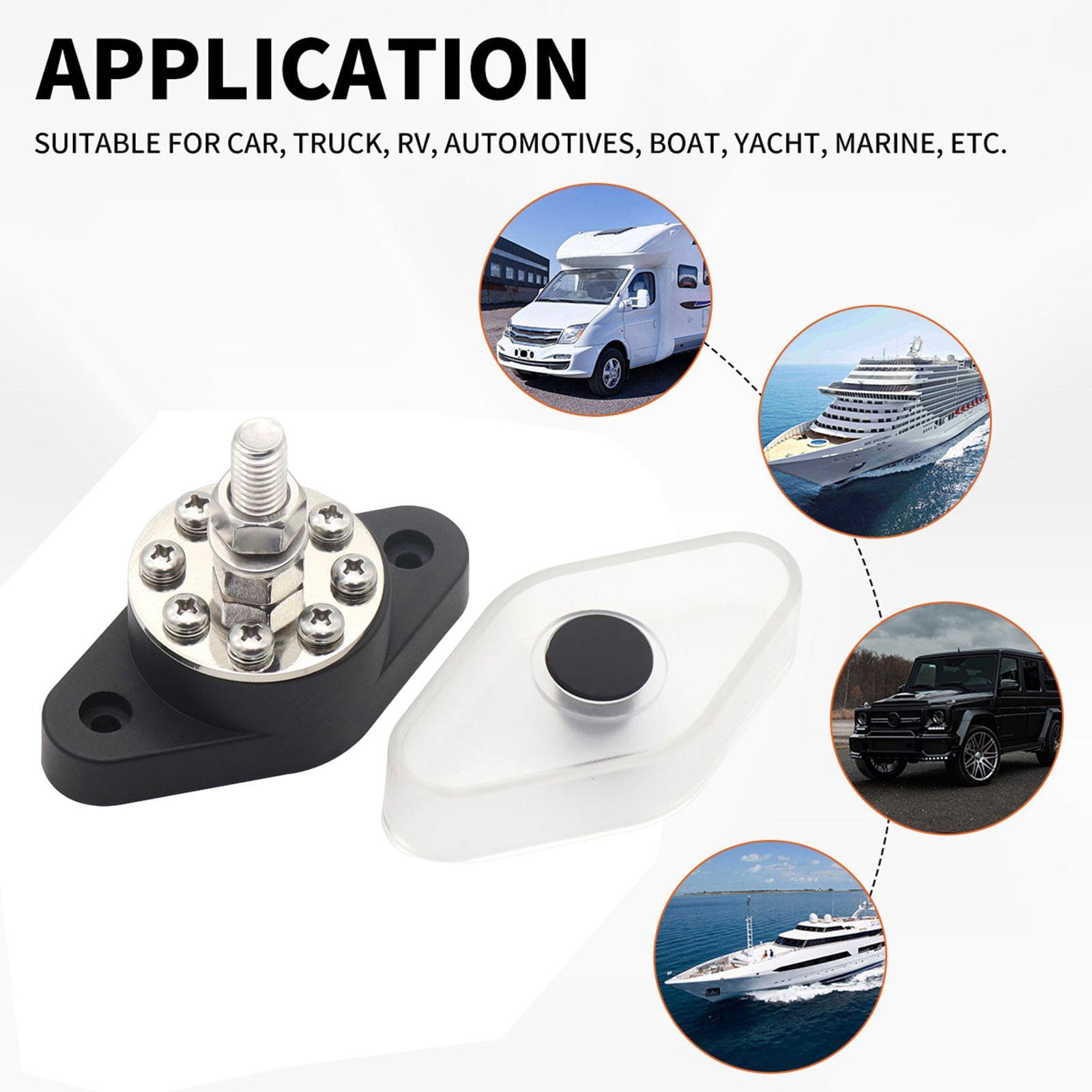 Professional Terminal Studs Bus Bar Power Distribution Block for SUV Accessories