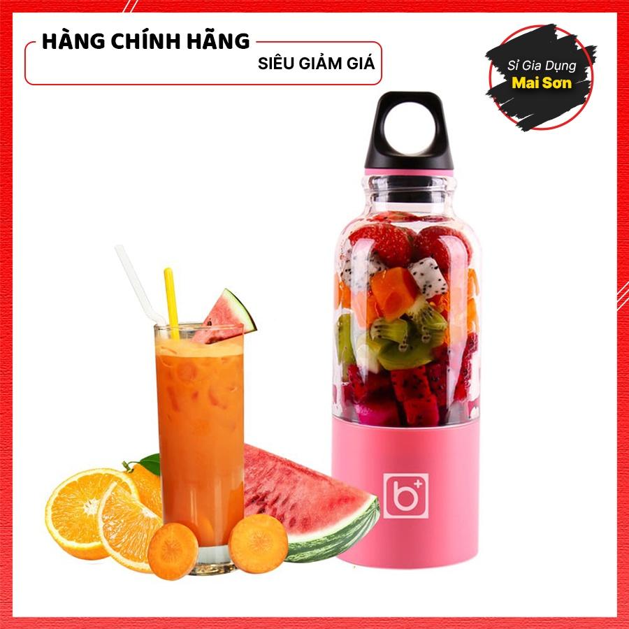 Máy Xay Sinh Tố Cầm Tay Mini BINGO Sạc Pin Cổng USB Tiện Lợi Nhỏ Gọn Dễ Vệ Sinh Siêu Bền Dung Tích 500ML