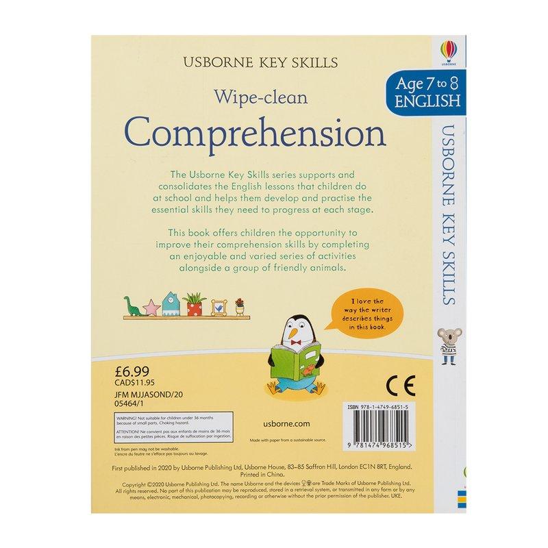 Sách Viết xóa tiếng Anh: Wipe-Clean Comprehension 7-8