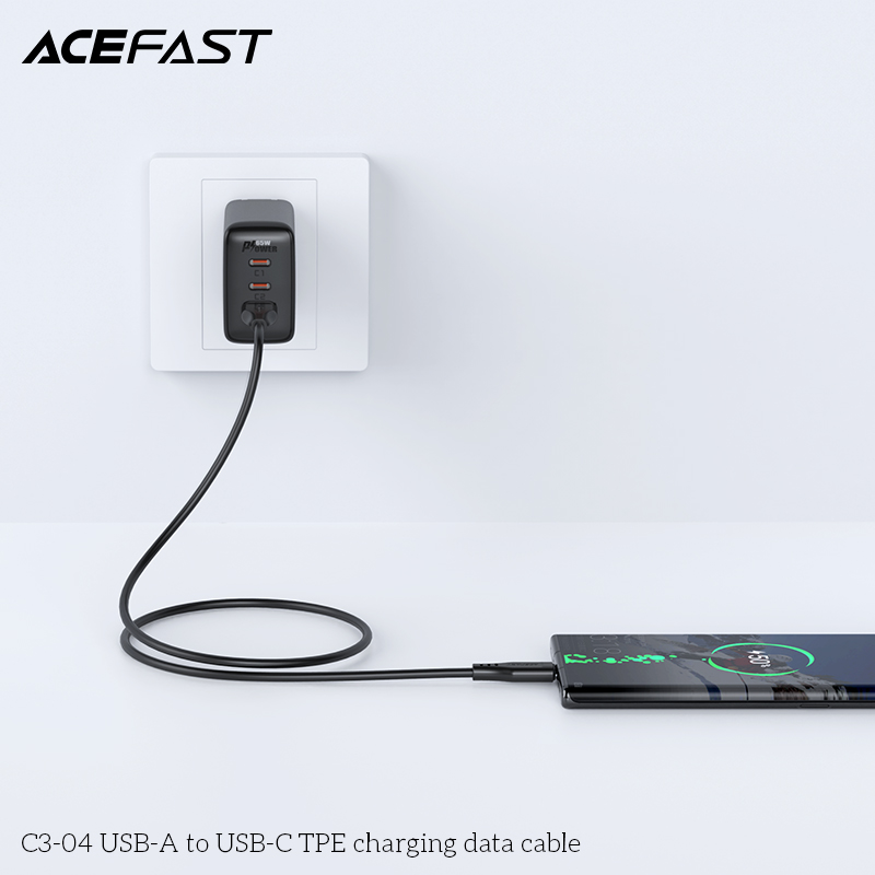 Cáp Acefast USB-A to Type C - C3-04 Hàng chính hãng Acefast