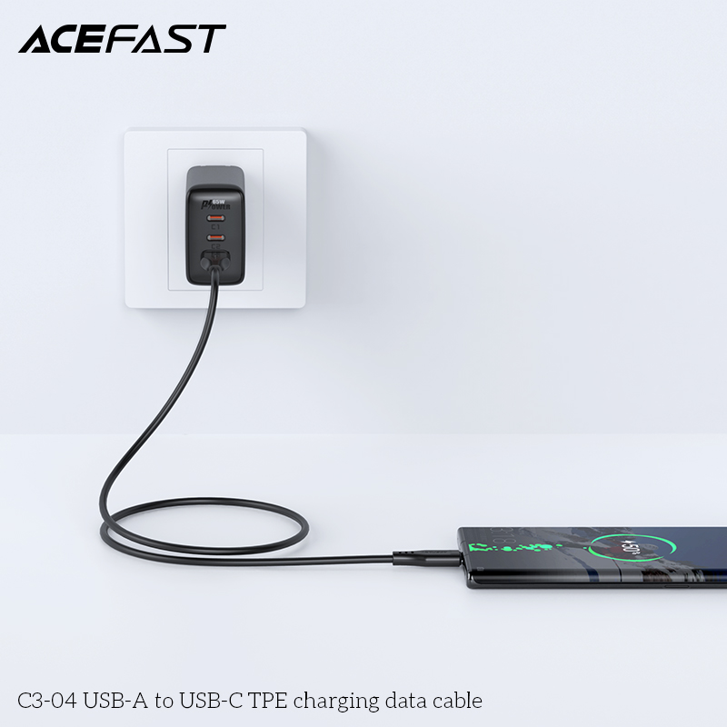 Cáp Acefast USB-A to Type C (1.2m) - C3-04 Hàng chính hãng Acefast