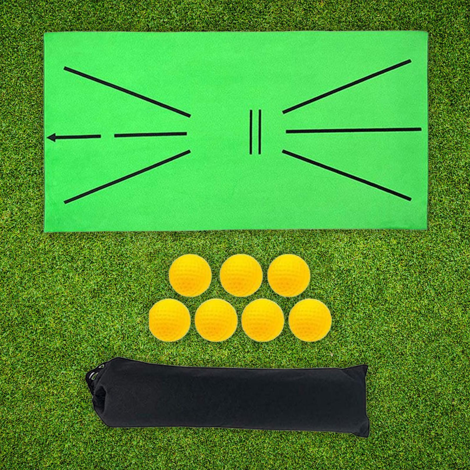 Backyard Golf Training Mat Indoor Outdoor Training Aid Fairway Mat for Golf Practice