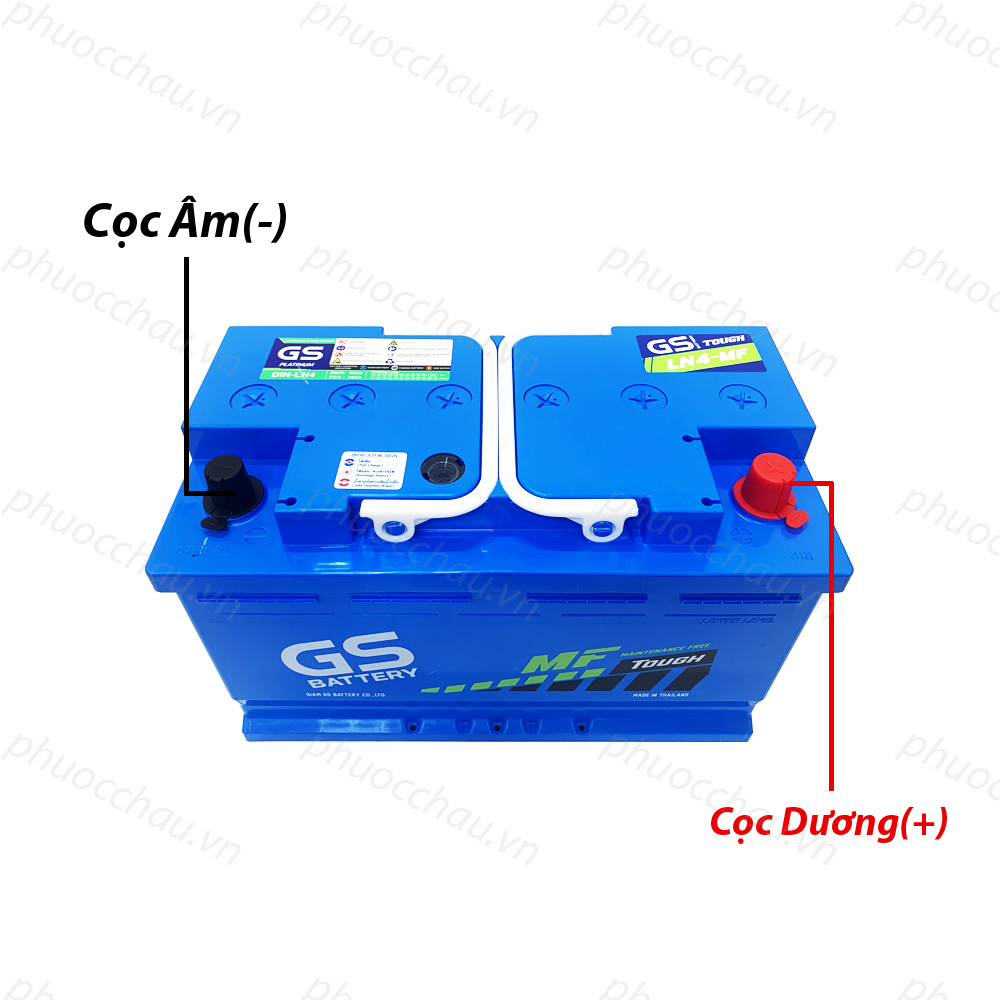 Bình Ắc Quy 12V-80Ah, Ắc Quy Ô Tô GS MF DIN 80L