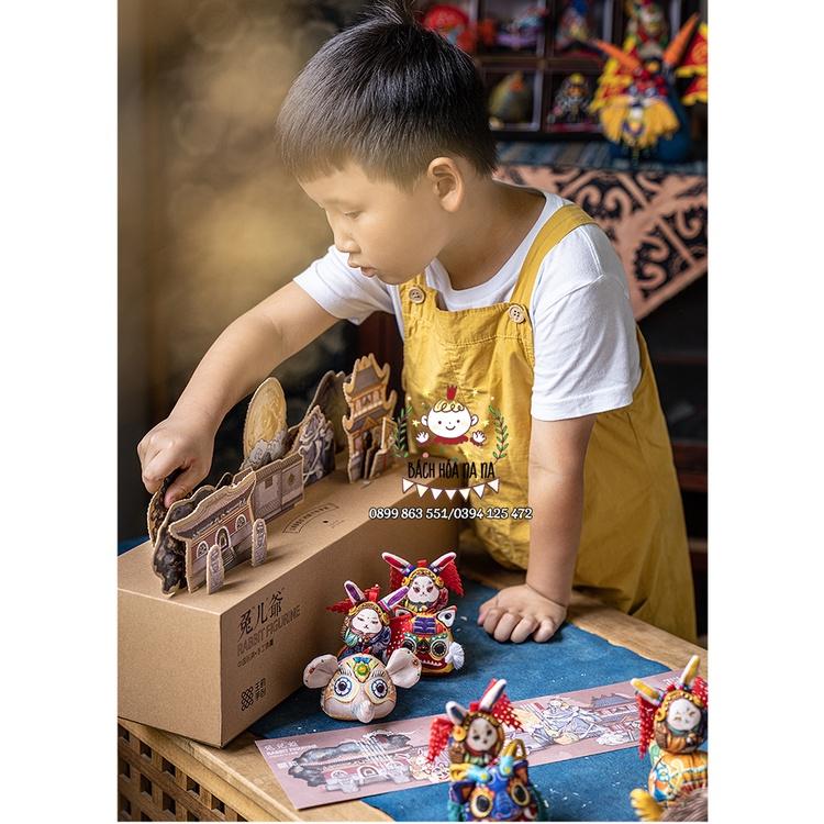 ( TRUNG THU DIY tự thêu thủ công THỎ CUNG TRĂNG- KIT NGUYÊN LIỆU TỰ LÀM TÚI THƠM TRUNG THU- Handmade Na Na Shop