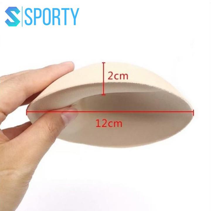 Miếng lót có độn ngực xốp hình tam giác cao cấp dày dặn dùng lót váy, đầm, bikini, đồ tập gym SPORTY
