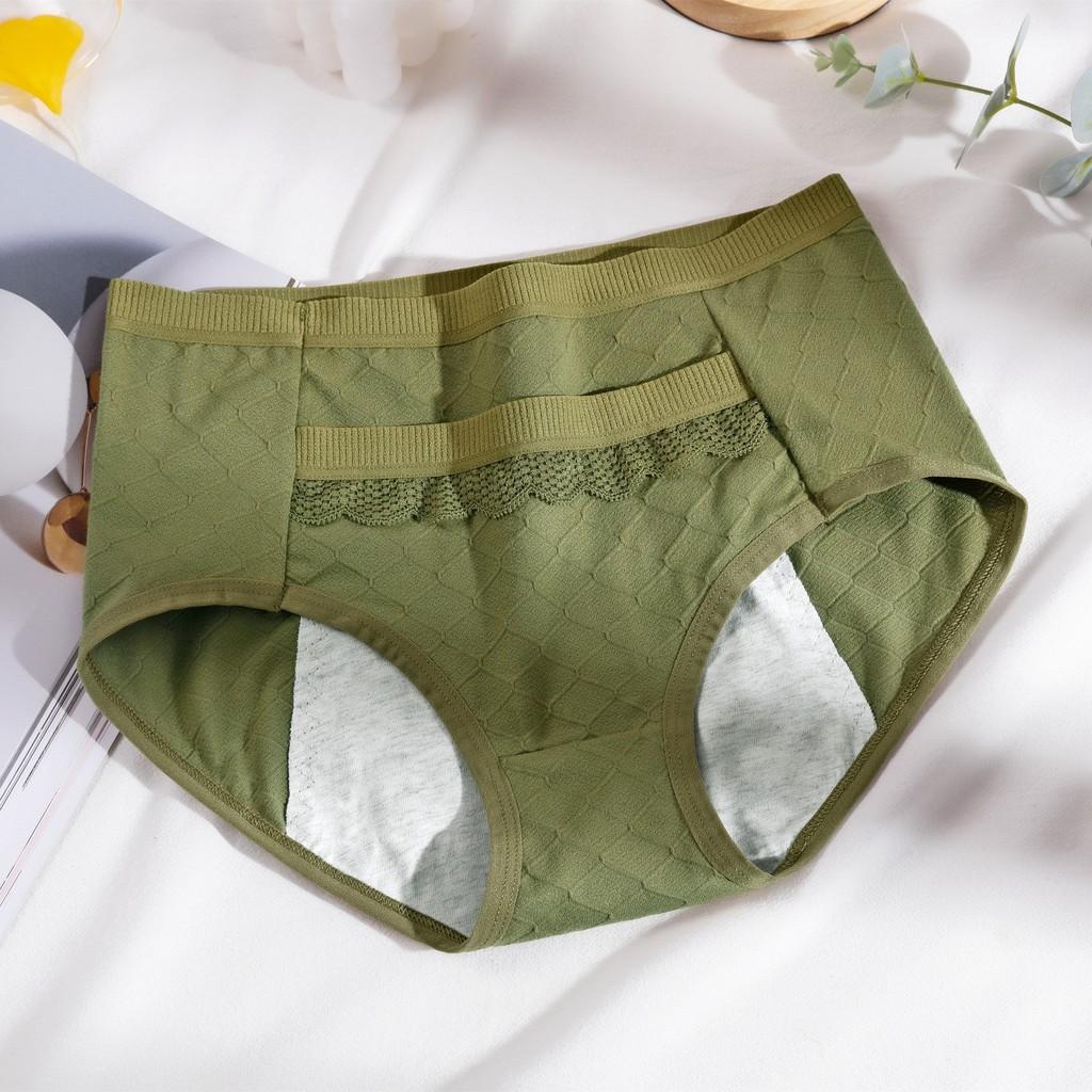 Quần Lót Nữ Nguyệt San Chống Tràn Có Túi Đựng Miếng Dán Giữ Ấm Bụng 006