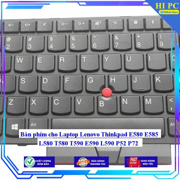 Bàn phím cho Laptop Lenovo Thinkpad E580 E585 L580 T580 T590 E590 L590 P52 P72 - Phím Zin - Hàng Nhập Khẩu