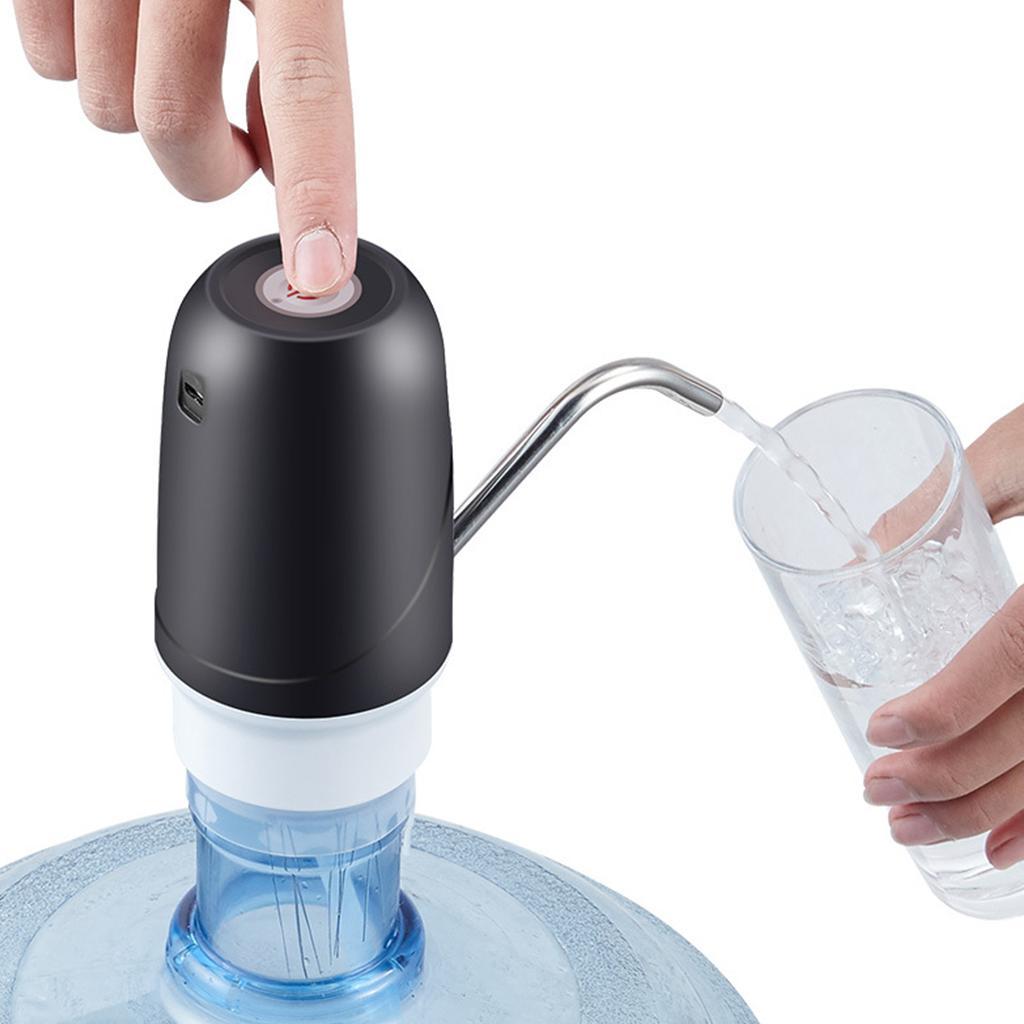 Water Pump Quiet Electric Automatic Dispenser Switch USB Charging Black
