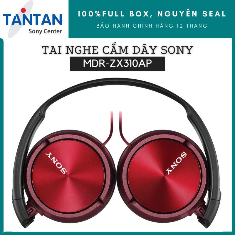 Tai nghe CHOÀNG ĐẦU Sony MDR-ZX310AP | | Neodymium tái tạo âm thanh mạnh mẽ - Thiết kế gập gọn nhẹ - Micro | Hàng Chính Hãng