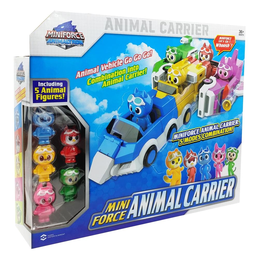 Đồ Chơi Mô Hình Biệt Đội Siêu Nhân Nhí Animal Carrier - Phiên Bản Hợp Nhất Siêu Cấp - Miniforce 309019
