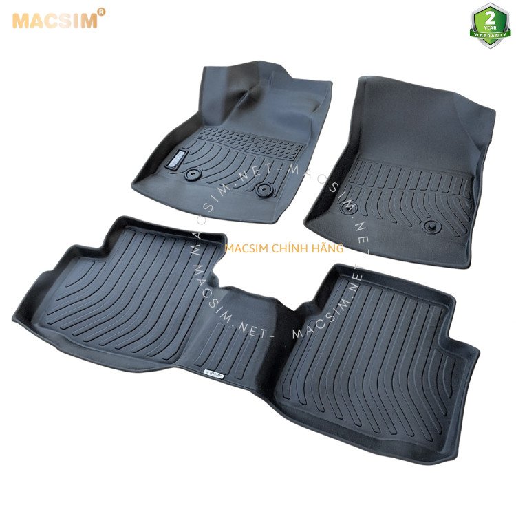 Thảm lót sàn xe ô tô Chevrolet Cruze 2008 - nay (sd) Nhãn hiệu Macsim chất liệu nhựa TPE cao cấp màu đen