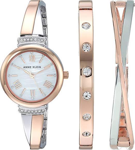 Bộ đồng hồ và vòng tay ANNE KLEIN 2245RTST