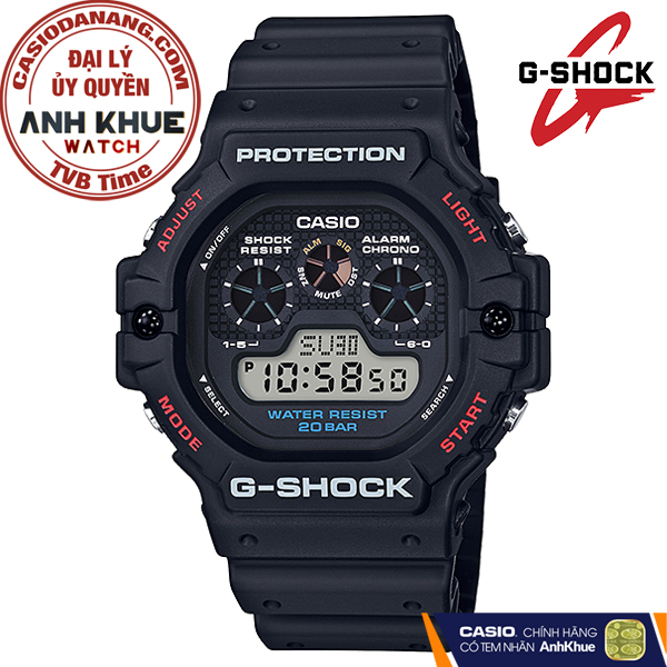 Đồng hồ nam dây nhựa Casio G-Shock chính hãng DW-5900-1DR