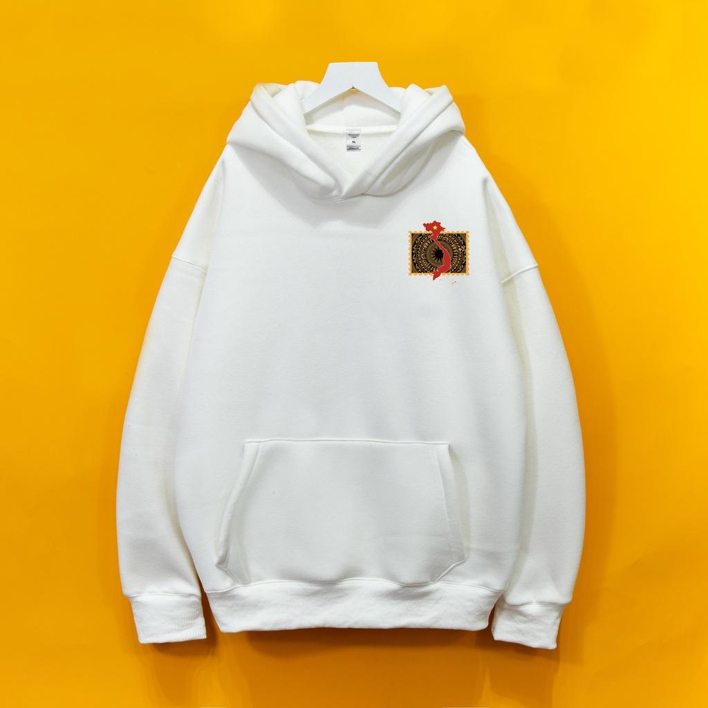 Áo nỉ HOODIE VIỆT NAM THỐNG NHẤT DOGO shop ,Áo hoodie nỉ bông cotton unisex