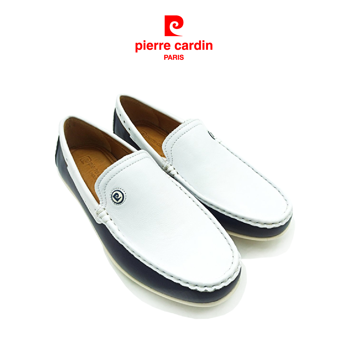 Giày lười nam Pierre Cardin da bò PCMFWL729BRW