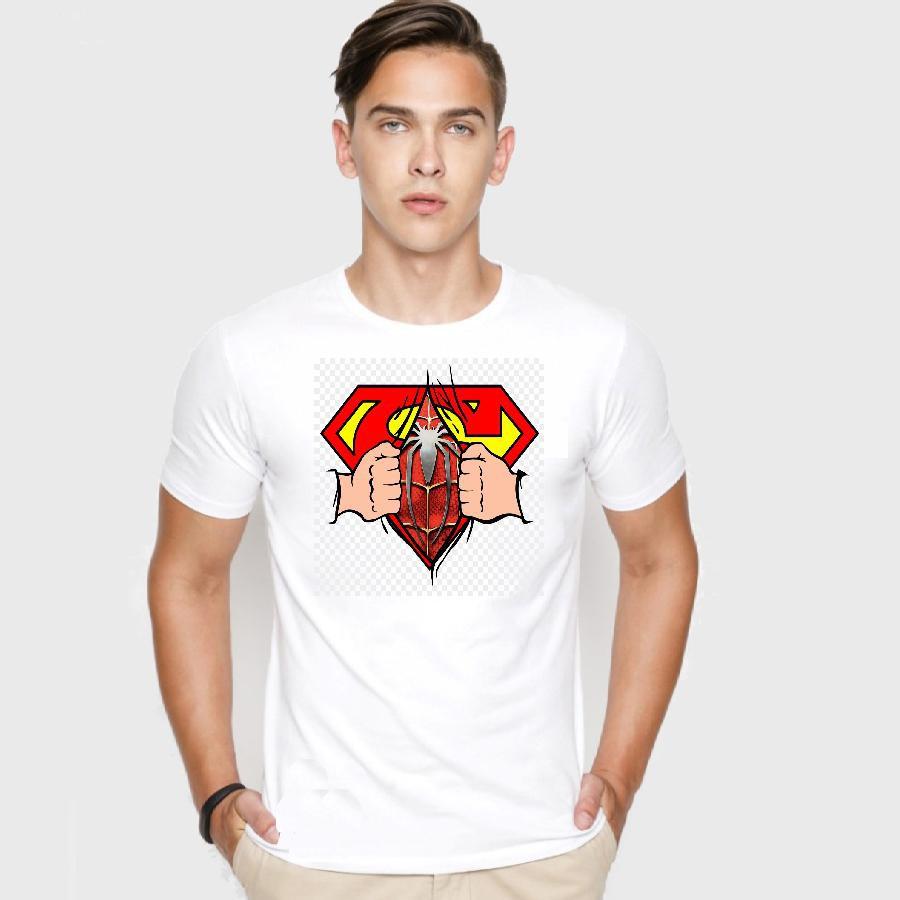 Áo thun nam in hình siêu nhân lột xác spiderman mtt272