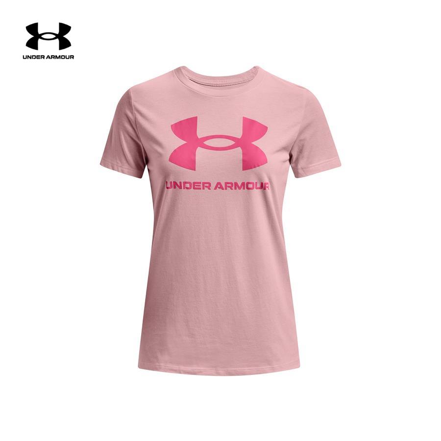 Áo thun tay ngắn thể thao nữ Under Armour Sportstyle Logo - 1356305-647