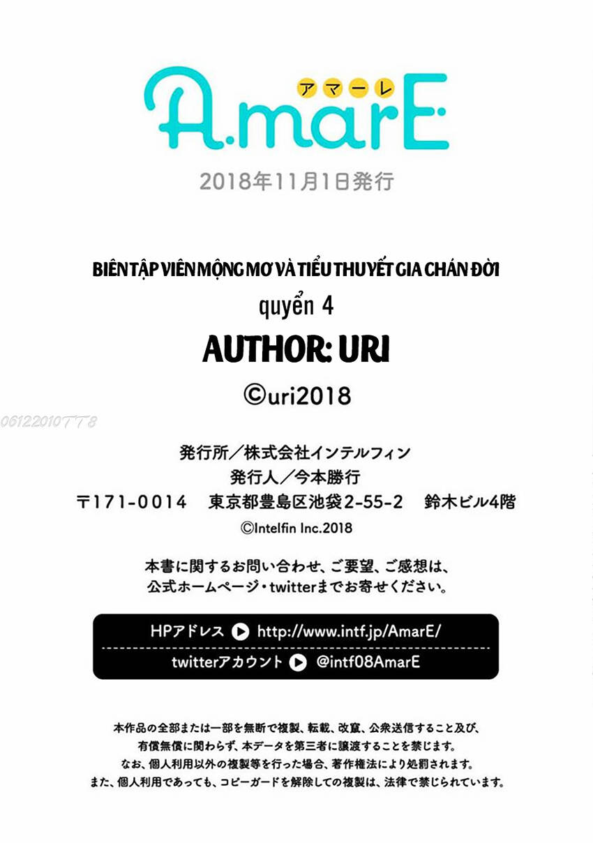 biên tập viên mộng mơ và tiểu thuyết gia chán đời chapter 4 23