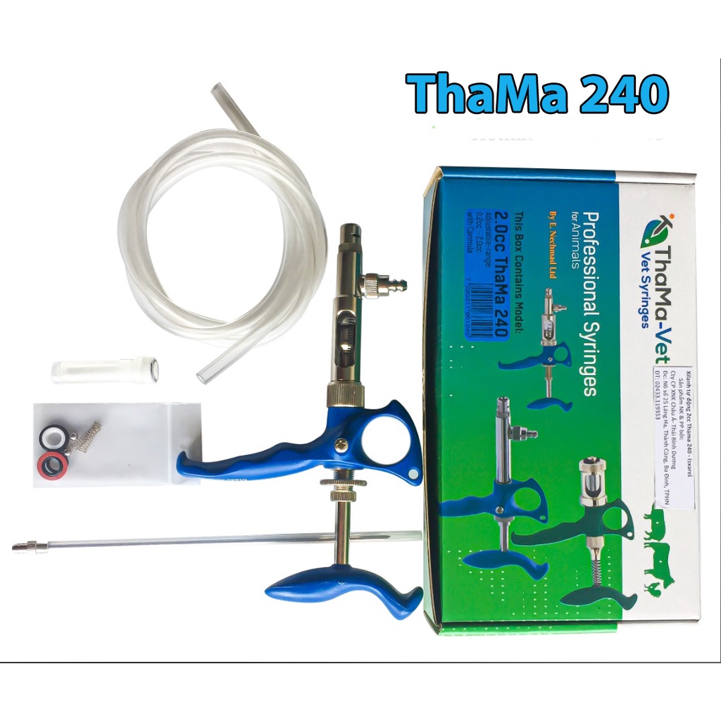 Xilanh tiêm tự động Thama cao cấp hàng loại 1 bền đẹp hàng full hộp sử dụng tiêm cho gia cầm thủy cầm