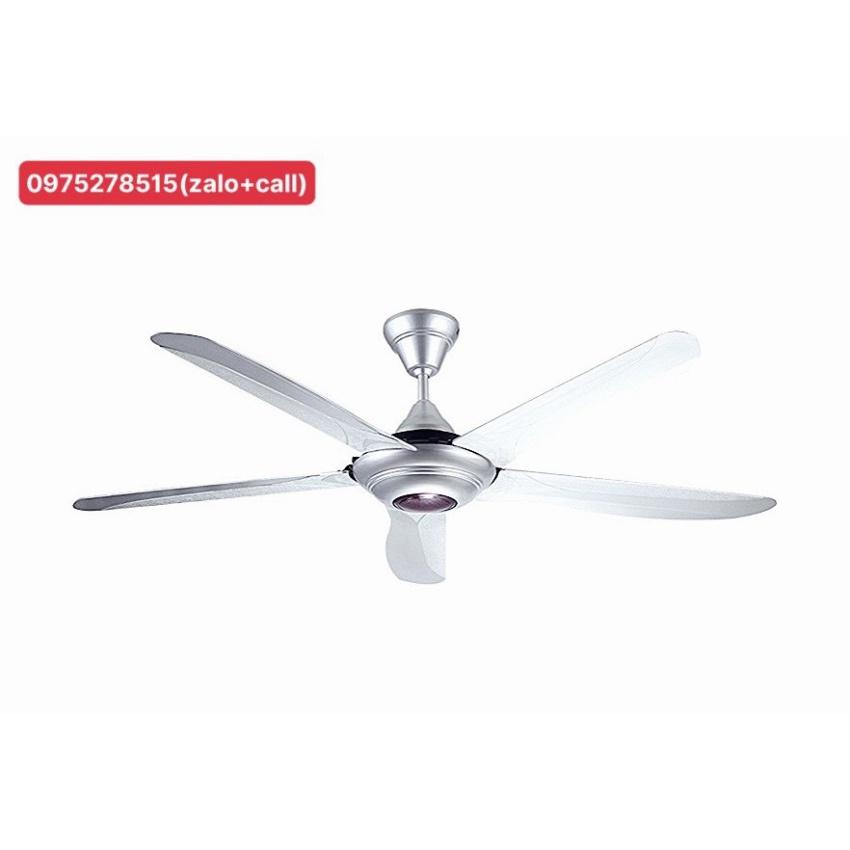 Quạt trần trên nhà Không Đèn -MS:61ABS 5 Cánh, nguyên nhân Lõi Đồng, Tặng Móc cao su đặc Treo Quạt,Có Đ