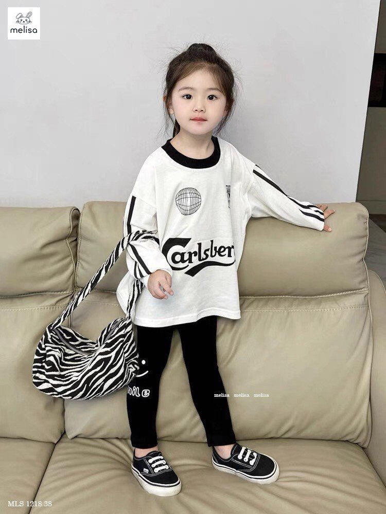 Bộ cotton bé gái 11 đến 45kg