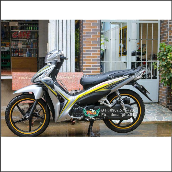 Tem Rời Wawe RSX Bạc vàng đen