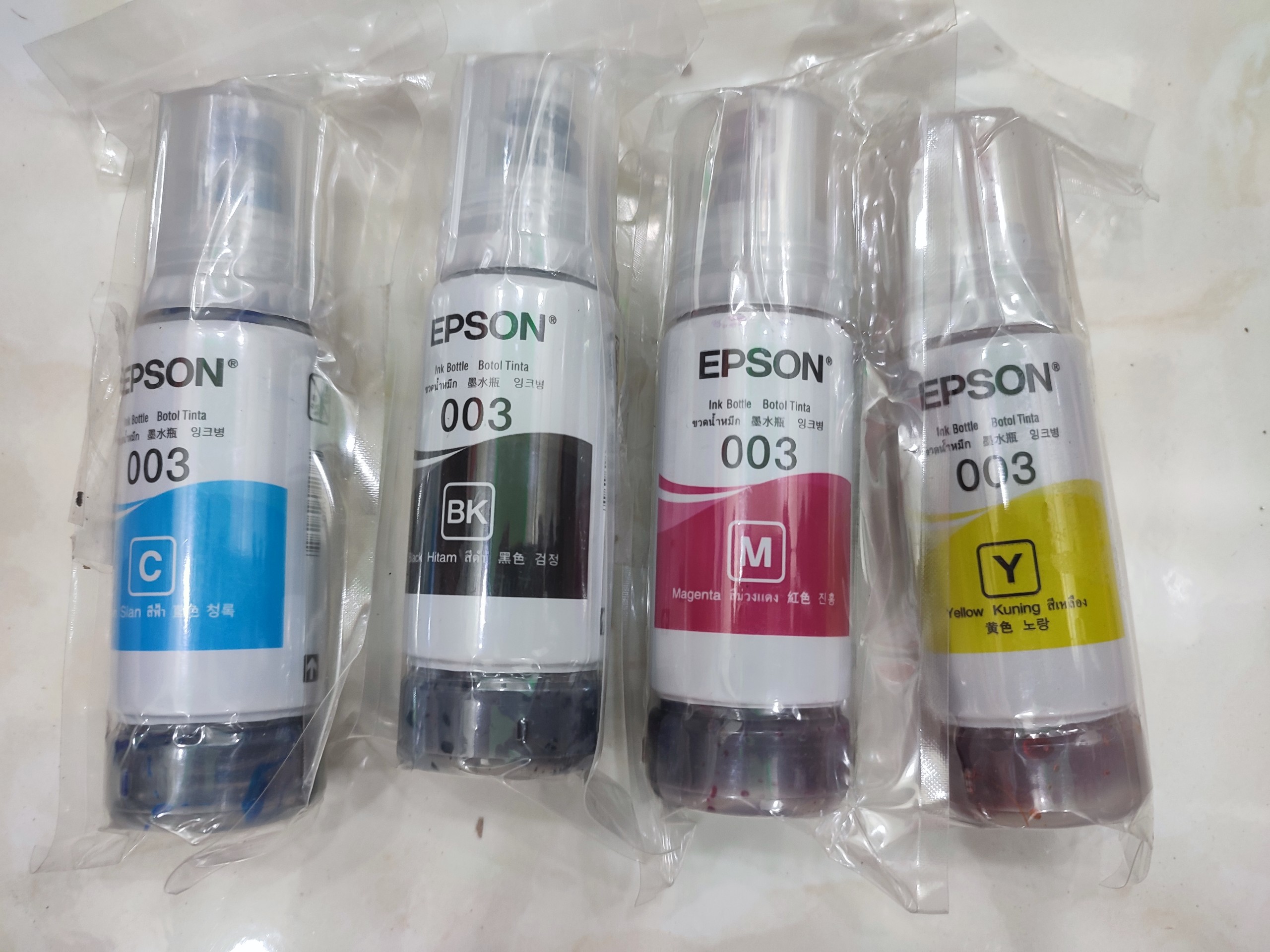 Bộ mực 4 màu dành cho máy in Epson L1110 bền màu giá rẻ