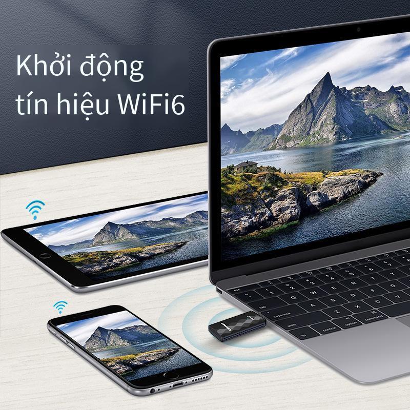 Phong cách mới nhất COMFAST 951AX card mạng không dây WiFi6 card mạng Gigabit tần số kép điện thoại di động USB di động card mạng máy tính để bàn