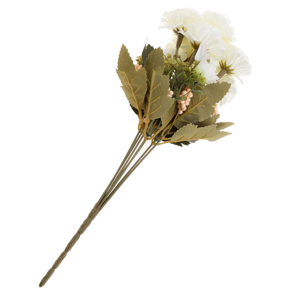 1 Bunch Artificial Peony Silk Flower Bridal Bouquet Garden Decor