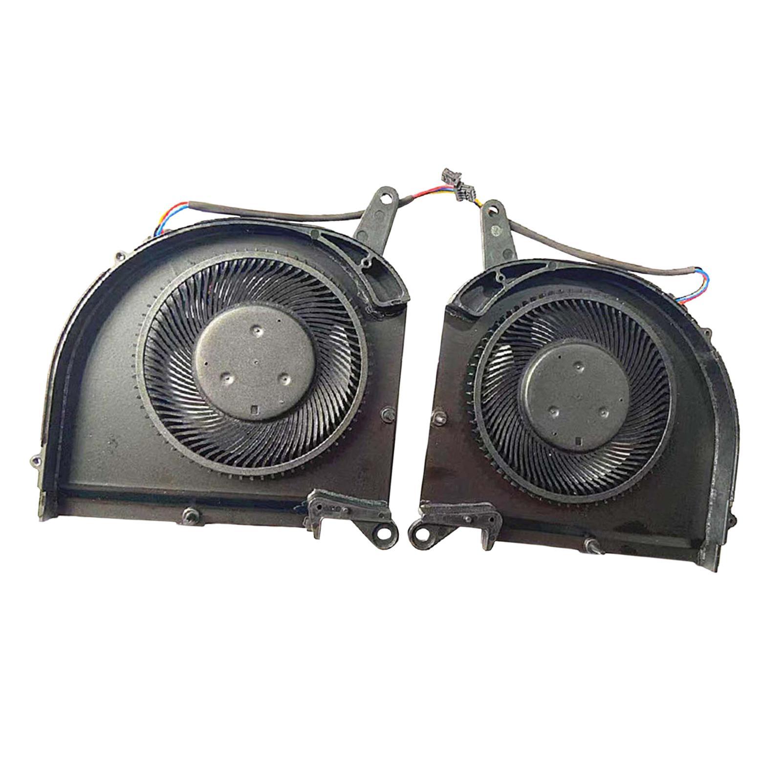 2x Laptop CPU Cooling Fan ,Computer Fan ,High Performance ,Professional ,Direct Replace Accessory CPU  PC Cooling Fan for  15G 17P KB