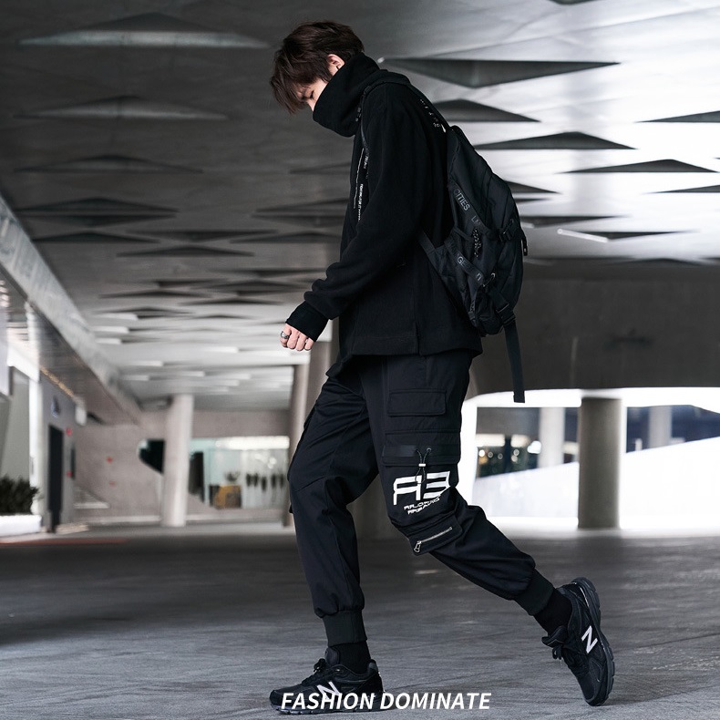 Quần jogger nam túi hộp chất kaki cotton mềm mịn, phong cách đường phố R3