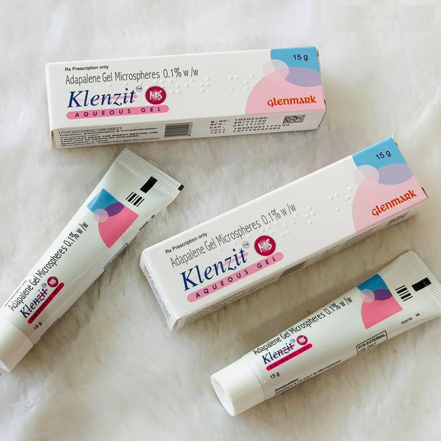 Combo Gel Klenzit Ms 15g Và Megaduo Gel 15g giảm mụn trứng cá và mụn ẩn, thâm mụn