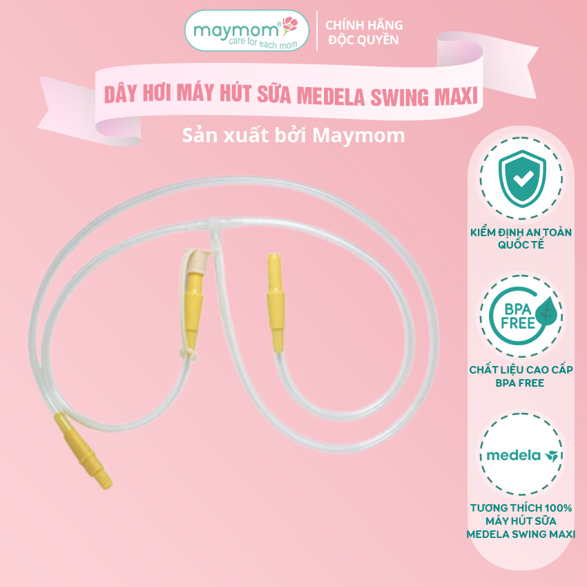 Dây Hút Sữa Medela Swing Maxi Thương Hiệu Maymom, Không Chứa BPA, An Toàn 100%, Vệ Sinh Dễ Dàng - 1 dây