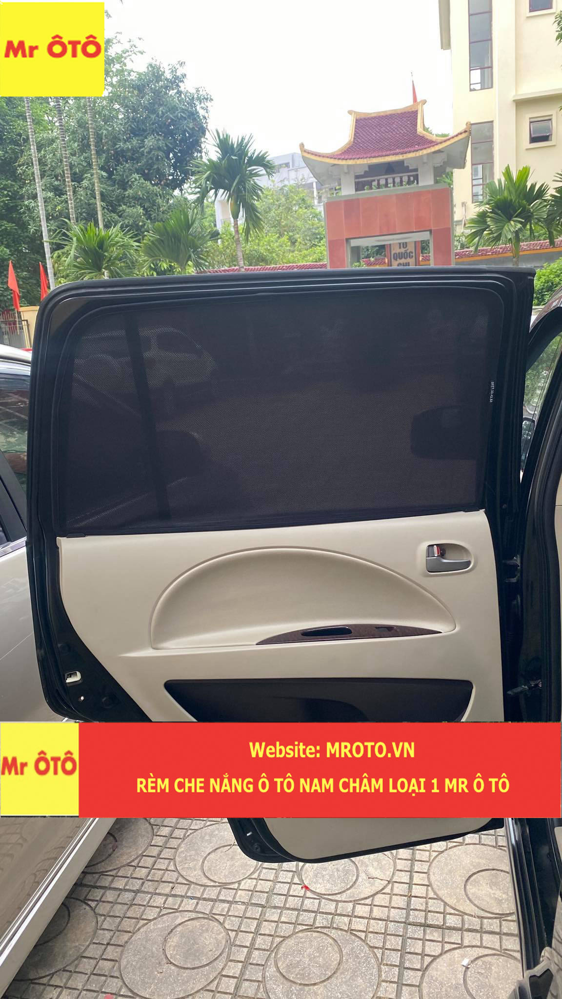 Rèm Che nắng xe Mitsubishi Zinger loại 1 có hút nam châm, Vải dày dặn, chống nắng tuyệt đối