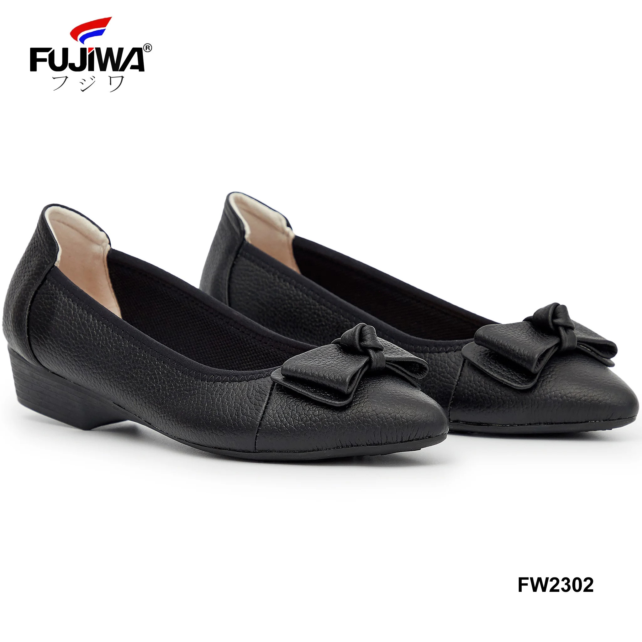 Giày Nữ Da Bò FUJIWA - FW2302. Da Bò Thật Cao Cấp, Đế Cao Su. Form Chuẩn Size. Đế Cao 5 Cm. Size: 35, 36, 37, 38, 39, 40