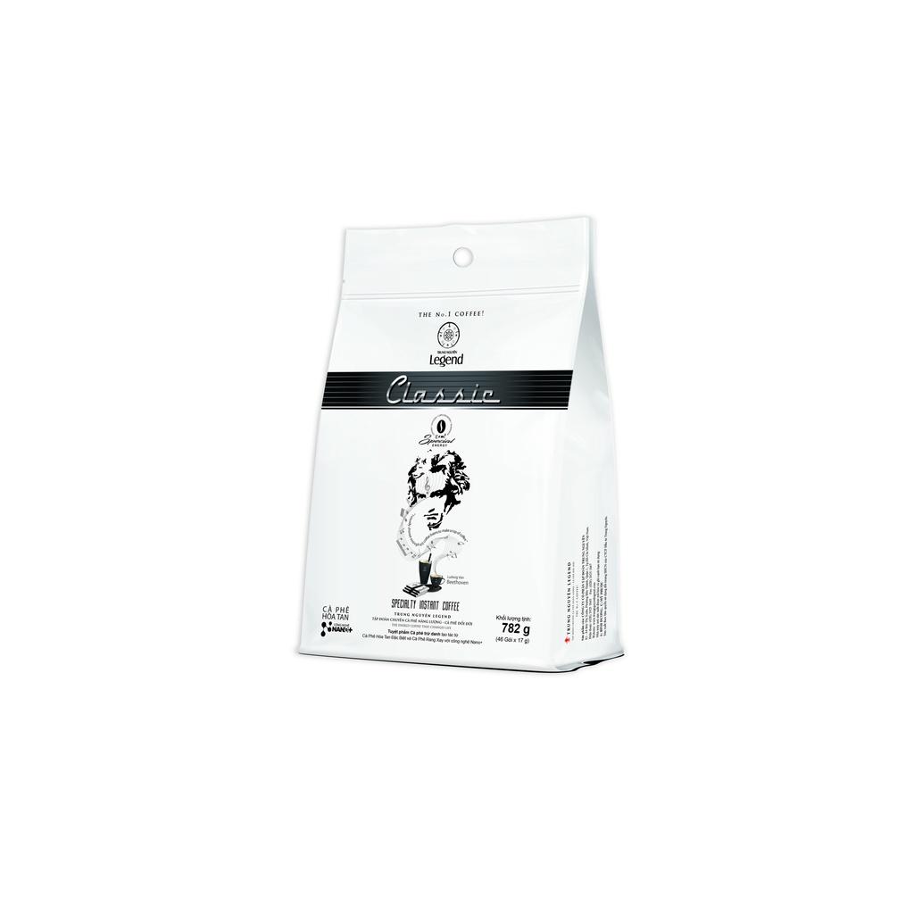 Cà phê hòa tan Legend Classic – Trung Nguyên Legend - Bịch 46 + 4 gói