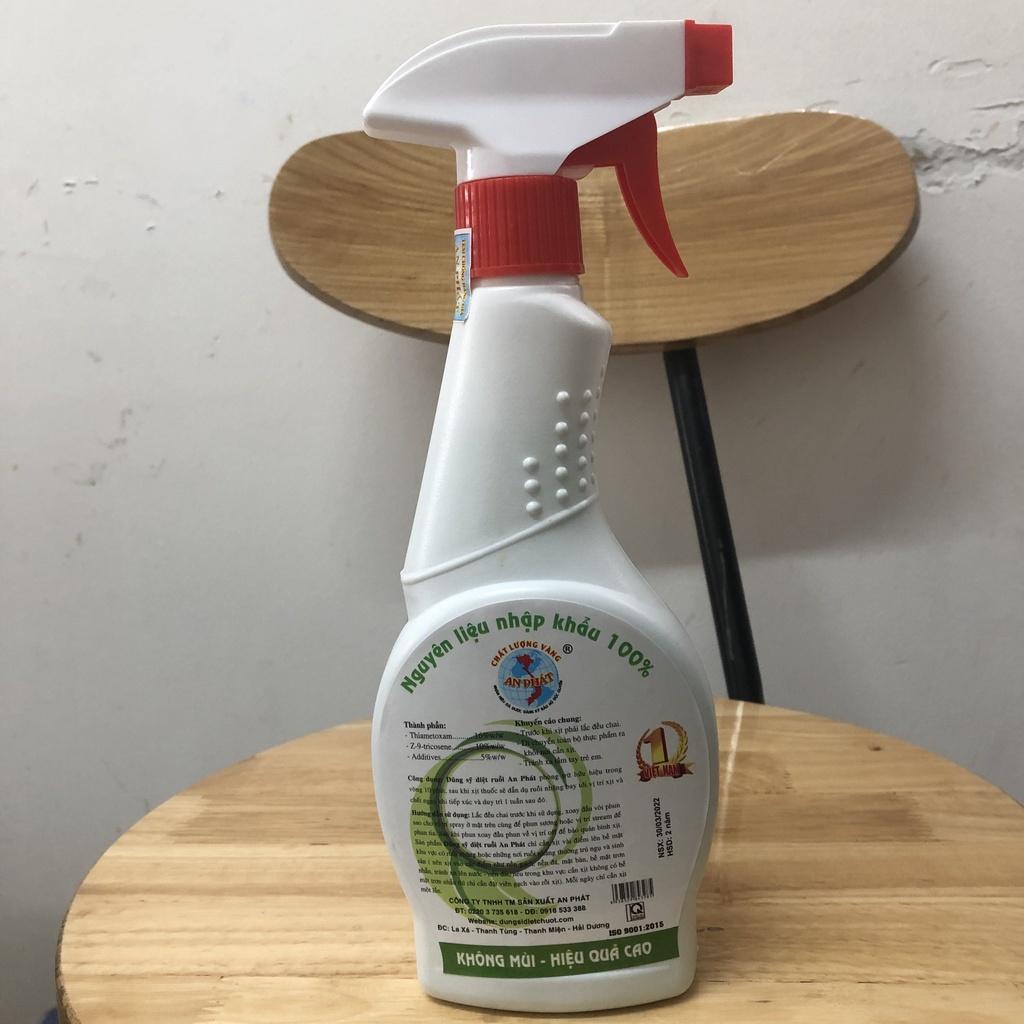 Chế phẩm diệt ruồi dạng xịt An Phát 350ml, diệt ruồi nhà, quán ăn, quầy thực phẩm, chợ, nhà hàng