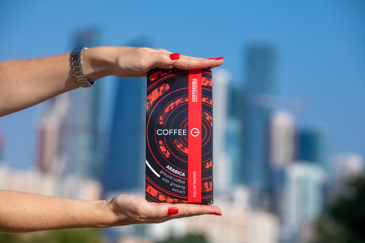 Cà Phê Rang Xay Coffee G Arabica với Nhân Sâm Hoàng Đế - COFFEECELL - Hàng Chính Hãng