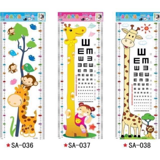 Thước đo chiều cao-Thước đo chiều cao cho bé dán tường
