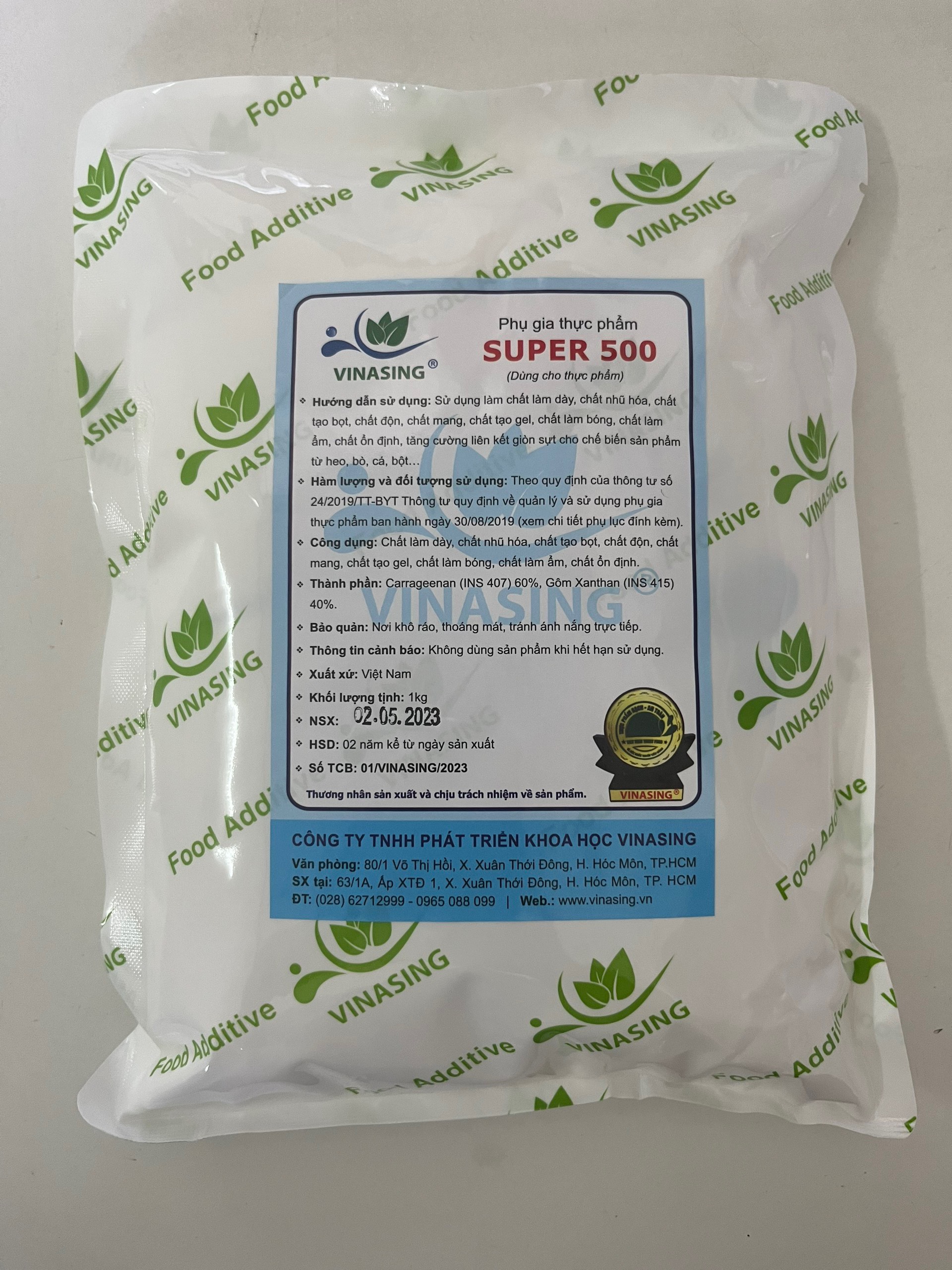 Phụ gia giòn sựt dẻo dai Super 500