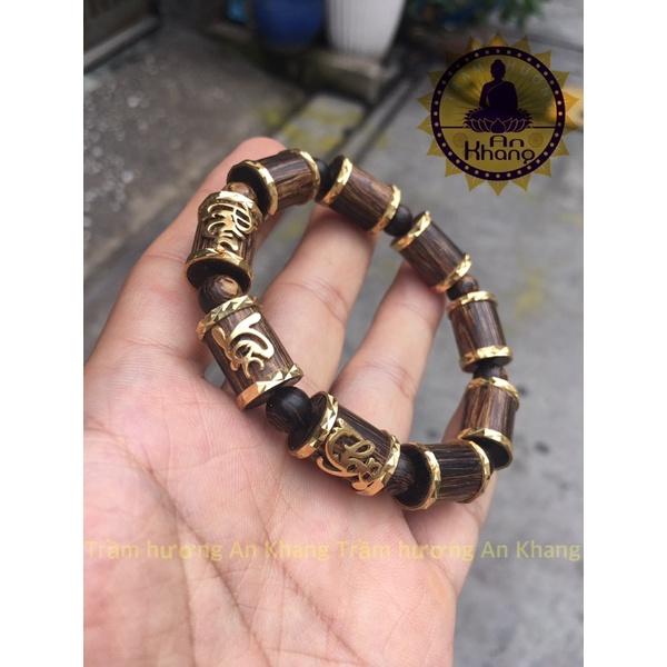 Vòng tay trầm hương sánh chìm phúc Lộc thọ