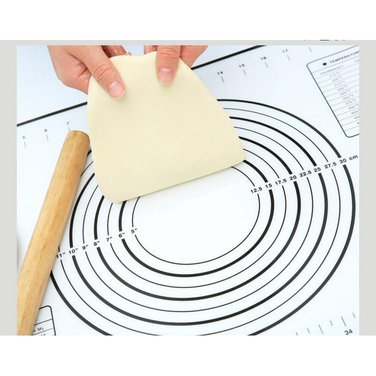 Tấm lót silicon nhào bột chống dính/Silicone Pastry Rolling Mat 40x60cm