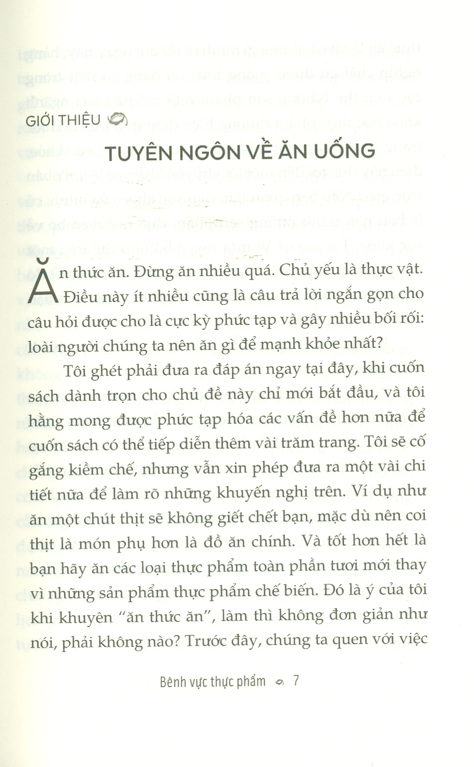 Bênh Vực Thực Phẩm