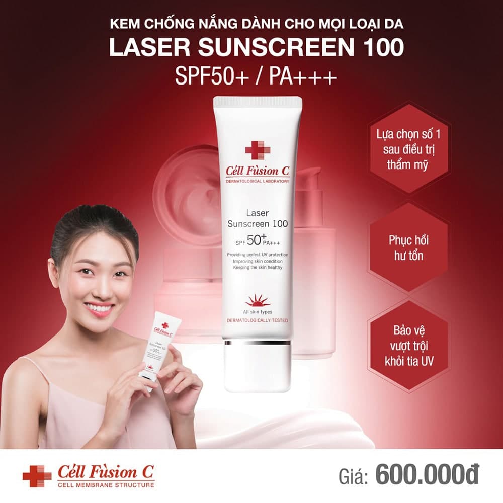 Kem Chống Nắng Cho Mọi Loại Da Cell Fusion C Laser Sunscreen 100 SPF 50+/PA+++ (50ml)