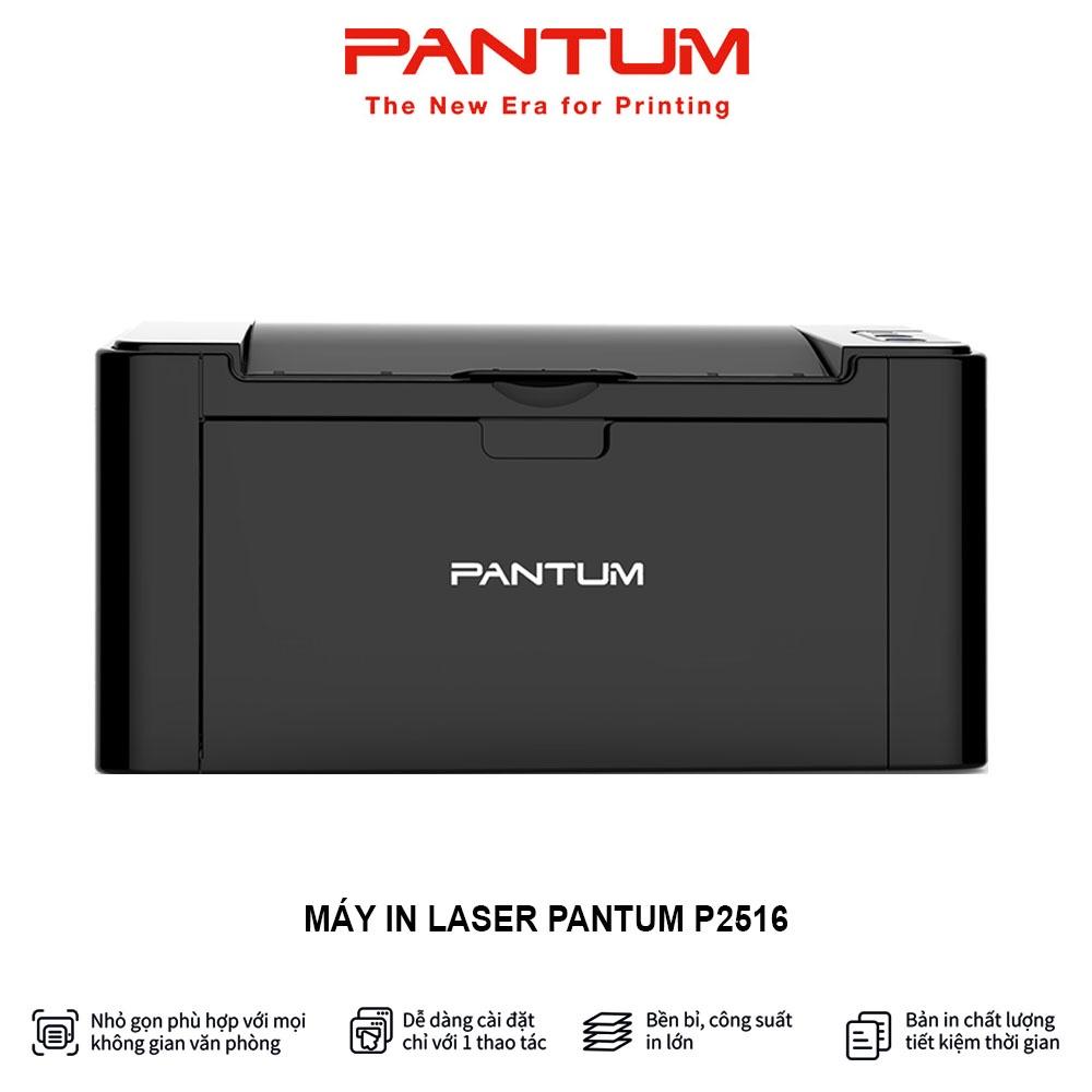 Máy in Laser đơn chức năng PANTUM P2516, in đen trắng, tốc độ cao, khổ giấy A4 (Hàng chính hãng)