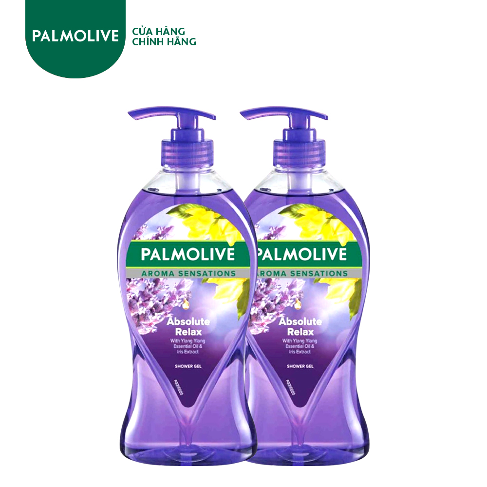 Bộ 2 sữa tắm Palmolive Aroma thư giãn toàn thân 750ml