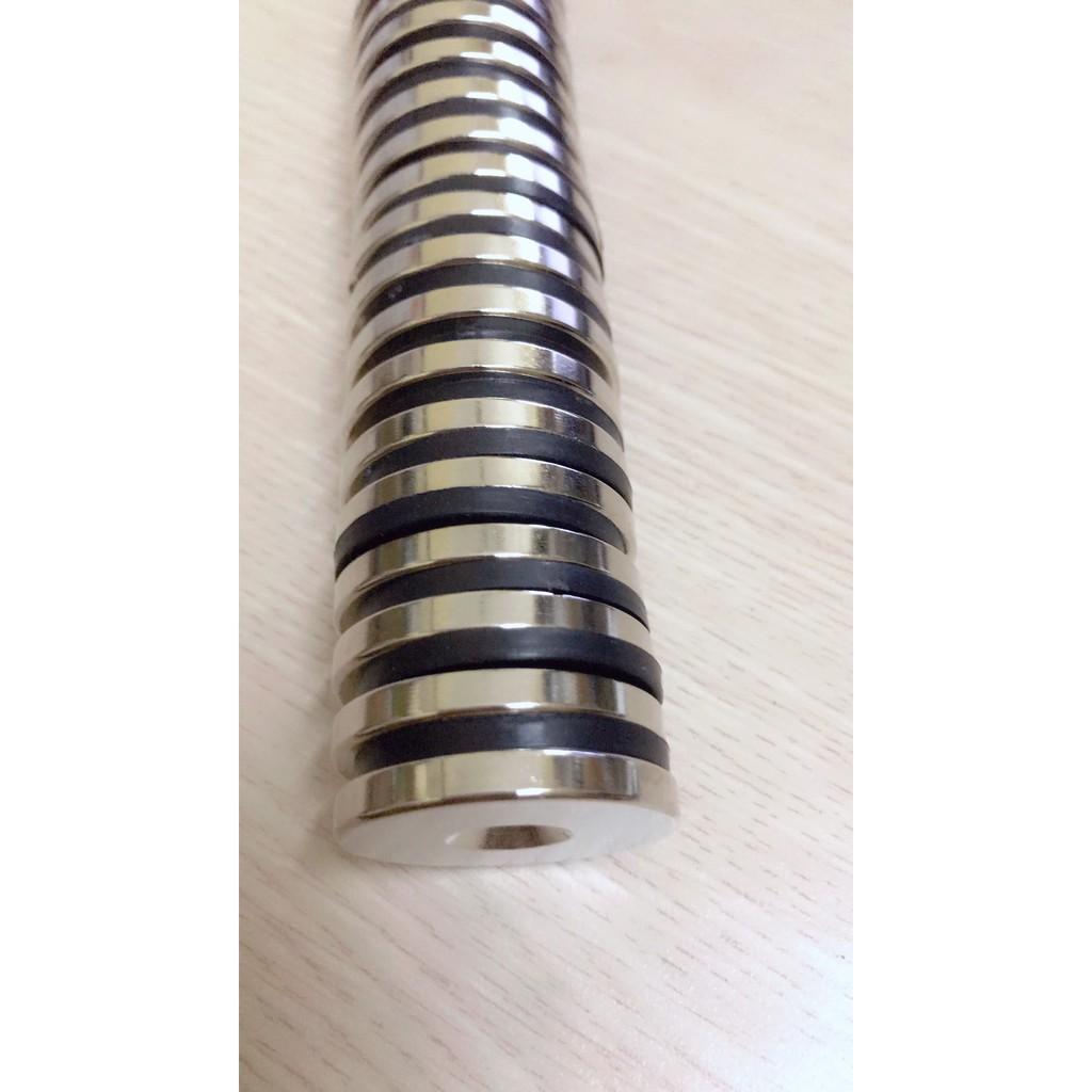 Nam châm viên đất hiếm 30x5 lỗ 6mm
