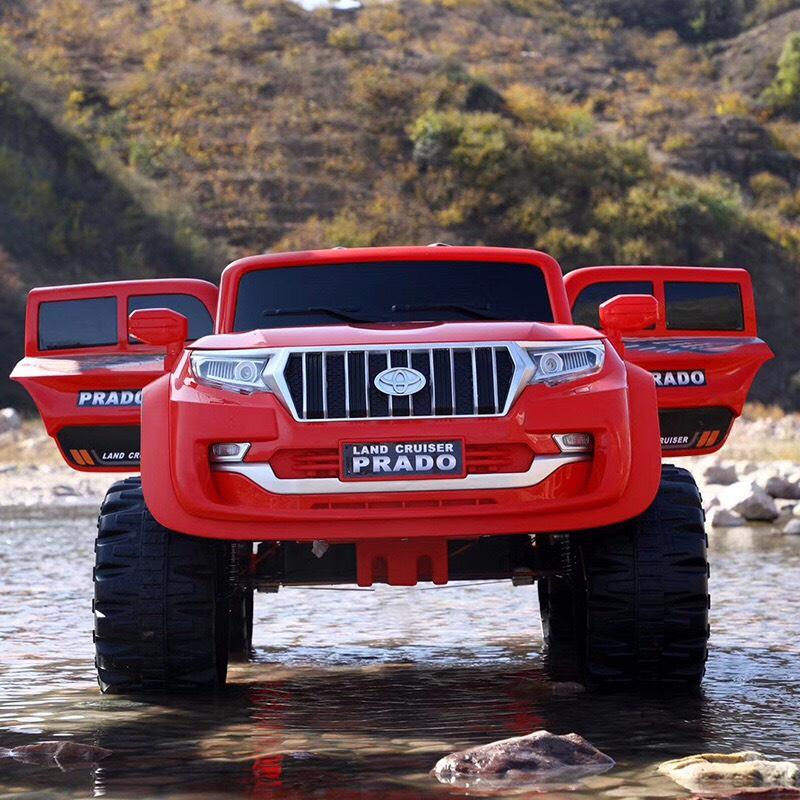 Ô tô xe điện đồ chơi TOYOTA 2 chỗ 4 động cơ cho bé tự lái và điều khiển xa